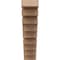 Ekena Millwork 3"W x 12"D x 12"H Thin Landon Rough Cedar Woodgrain TimberThane Corbel, Primed Tan CORUR03X12X12LANRCPR - alternate 4